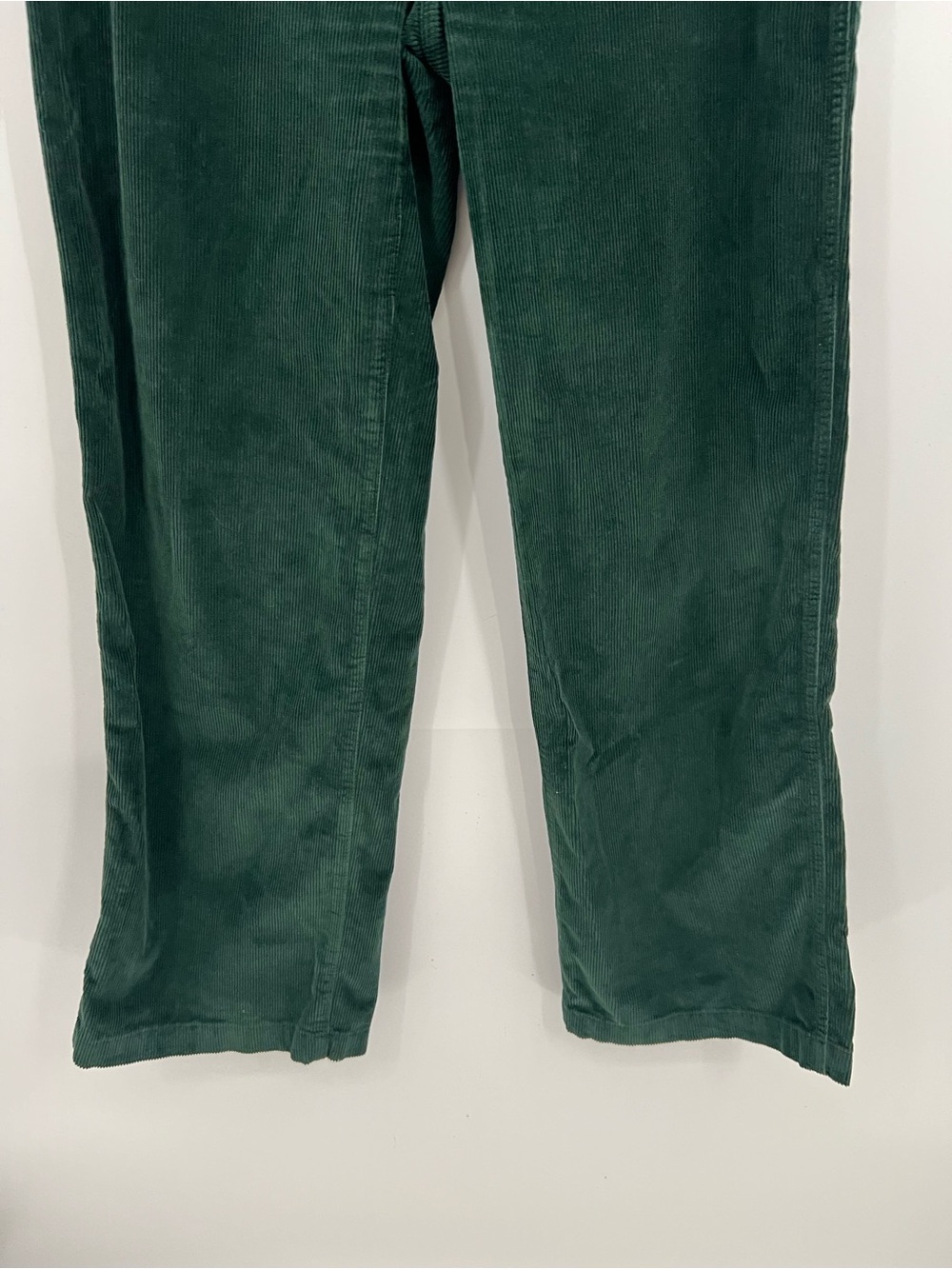 Madewell the Emmett Dark Green Corduroy Wide Leg Pants - Picture 7 of 14
